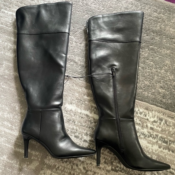 Worthington Shoes - Brand New Black Over-the-Knee Pointed Toe Stiletto Boots